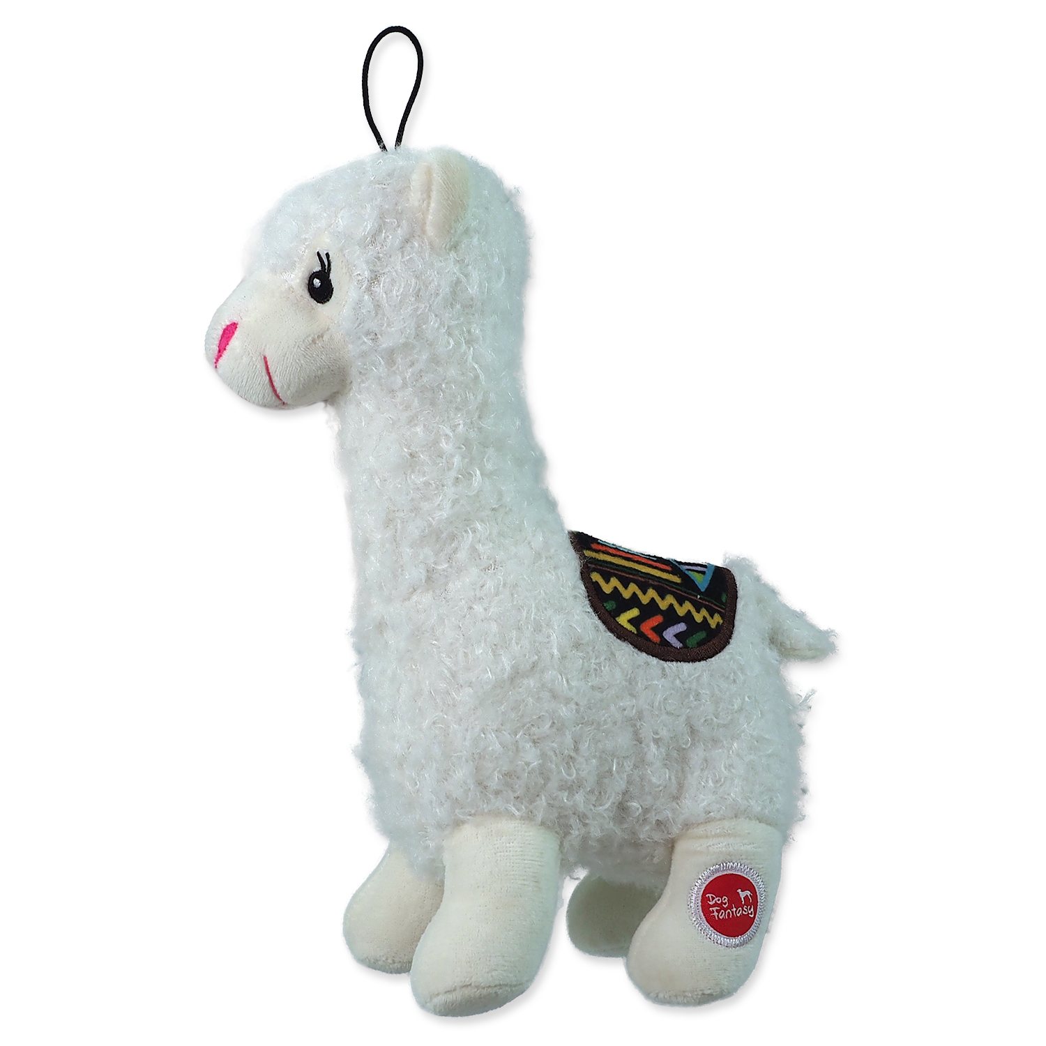 Hračka Dog Fantasy Stuffed Toy lama pískací mix barev 26cm-KS
