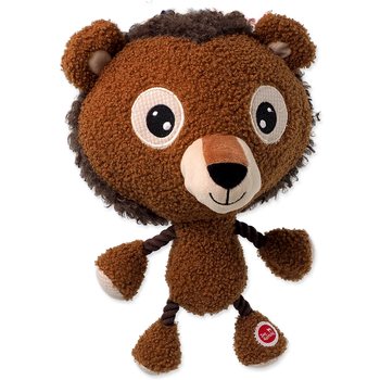 Hračka Dog Fantasy Big head lev plyšový pískací 30cm-KS