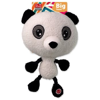 Hračka Dog Fantasy Big head panda plyšová pískací 30cm-KS