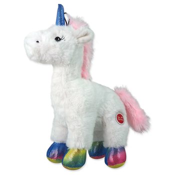 Hračka Dog Fantasy Stuffed Toy jednorožec pískací mix barev 26cm-KS