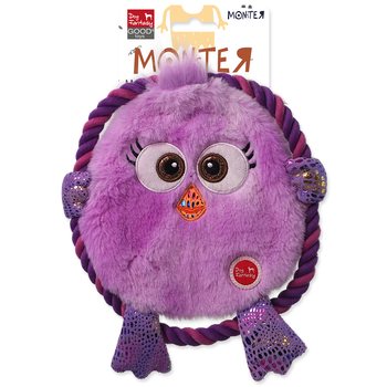 Hračka Dog Fantasy Monsters kuře šustící s provazem fialové 18cm-KS