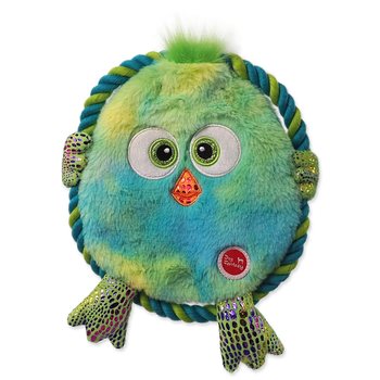 Hračka Dog Fantasy Monsters kuře šustící s provazem zelené 18cm-KS