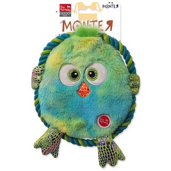 Hračka Dog Fantasy Monsters kuře šustící s provazem zelené 18cm-KS