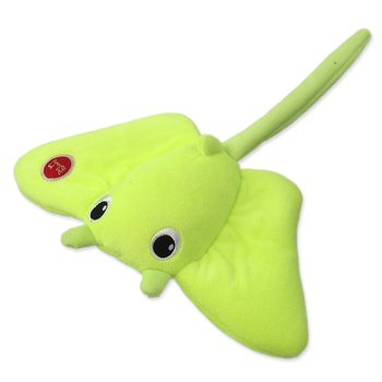 Hračka Dog Fantasy Glow rejnok zelený svítící ve tmě 27cm-KS