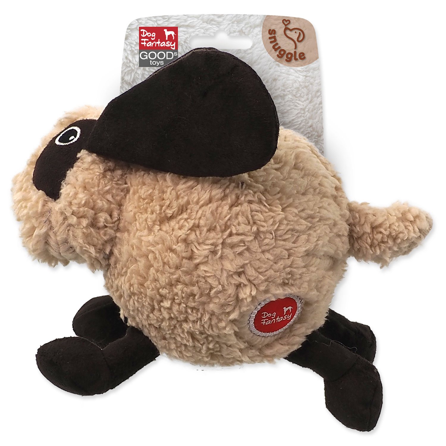Hračka Dog Fantasy Snuggle mix zvířat s pískacím balonem 15cm-KS
