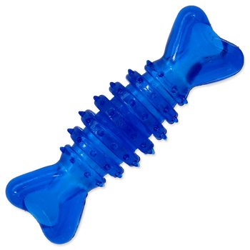 Hračka Dog Fantasy kost válec gumová modrá 12cm-KS