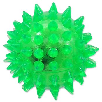 Hračka Dog Fantasy míček LED zelený 5cm-KS