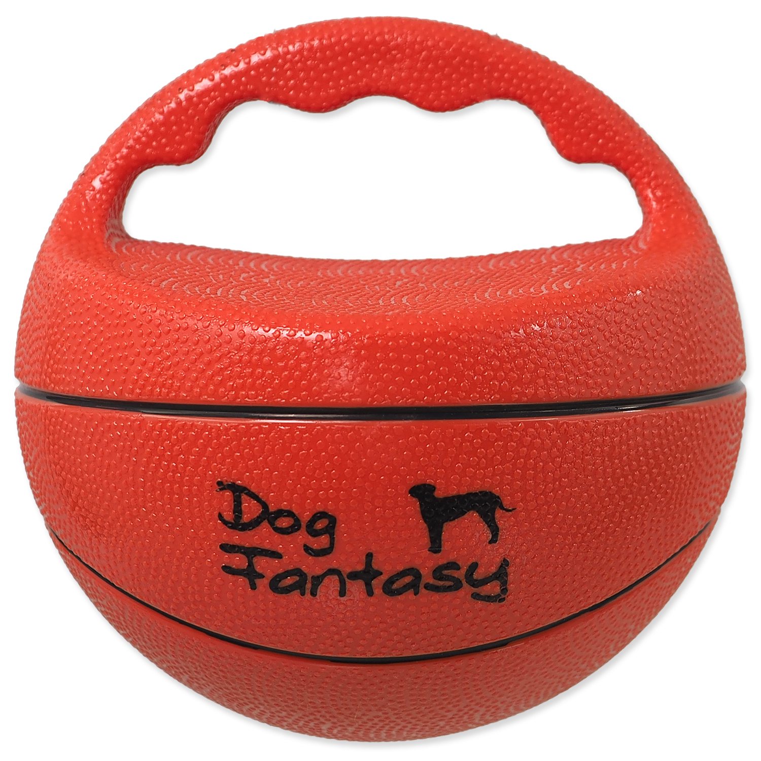 Hračka Dog Fantasy Ball míč s rukojetí pískací 15cm-KS