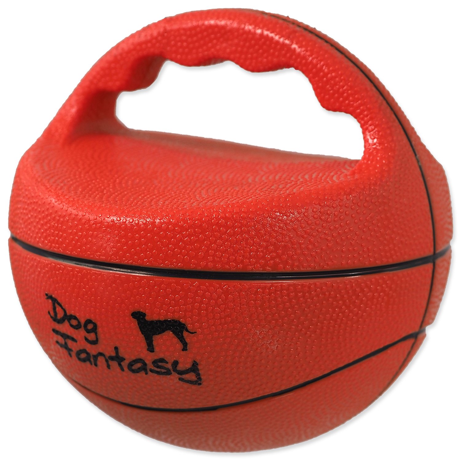 Hračka Dog Fantasy Ball míč s rukojetí pískací 15cm-KS