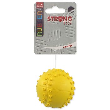 Hračka Dog Fantasy míček tenis s bodlinami pískací mix barev 6cm-KS