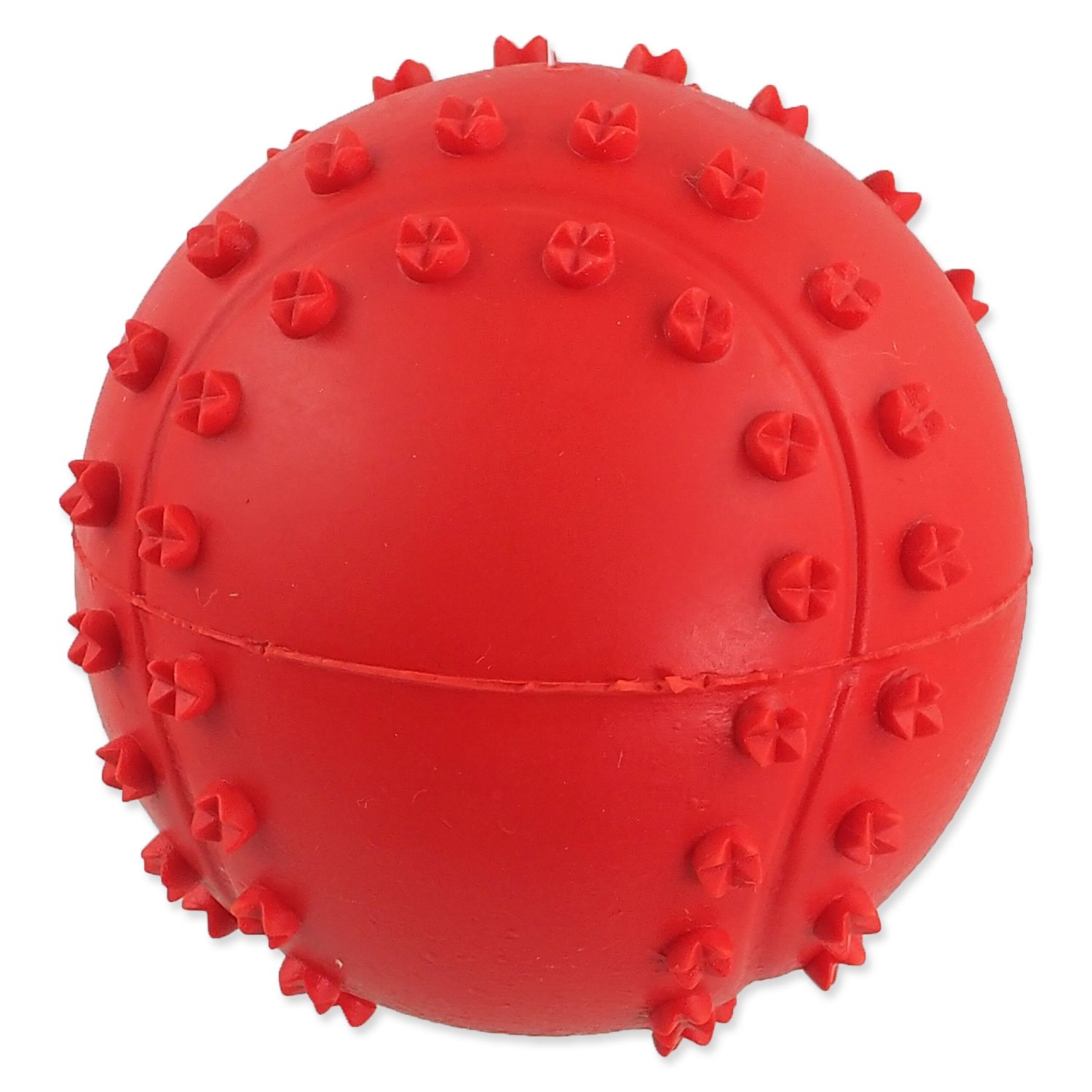 Hračka Dog Fantasy míček tenis s bodlinami pískací mix barev 6cm-KS