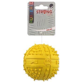 Hračka Dog Fantasy míček s bodlinami pískací mix barev 9cm-KS