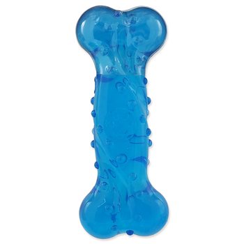 Hračka Dog Fantasy STRONG kost s vůní slaniny modrá 15cm-KS