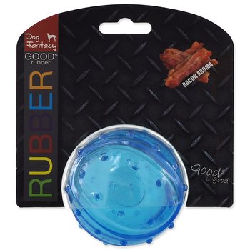 Hračka Dog Fantasy STRONG míček s vůní slaniny modrý 7cm-KS