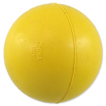 Hračka Dog Fantasy míček tvrdý žlutý 5cm-KS