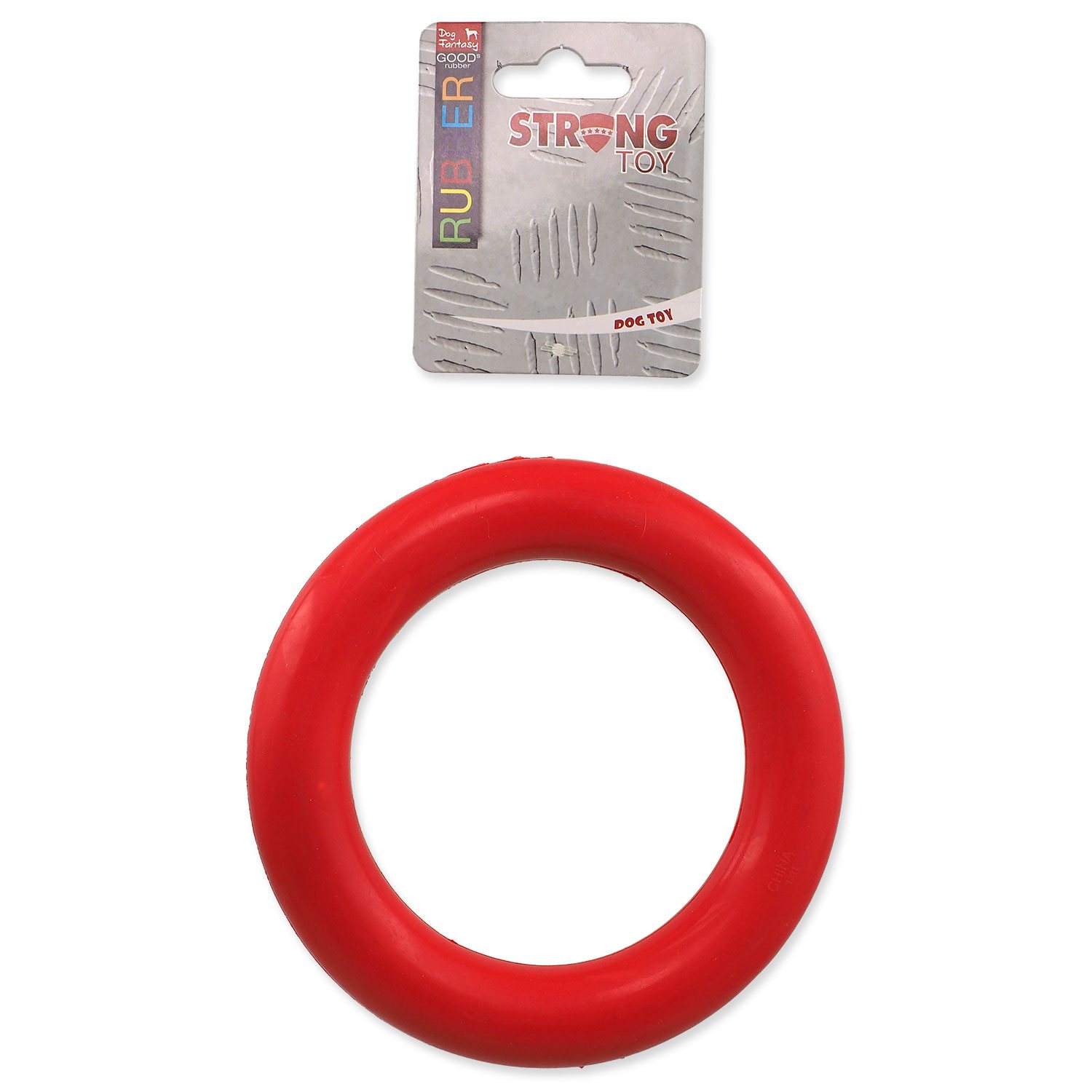 Hračka Dog Fantasy kruh červený 15cm-KS