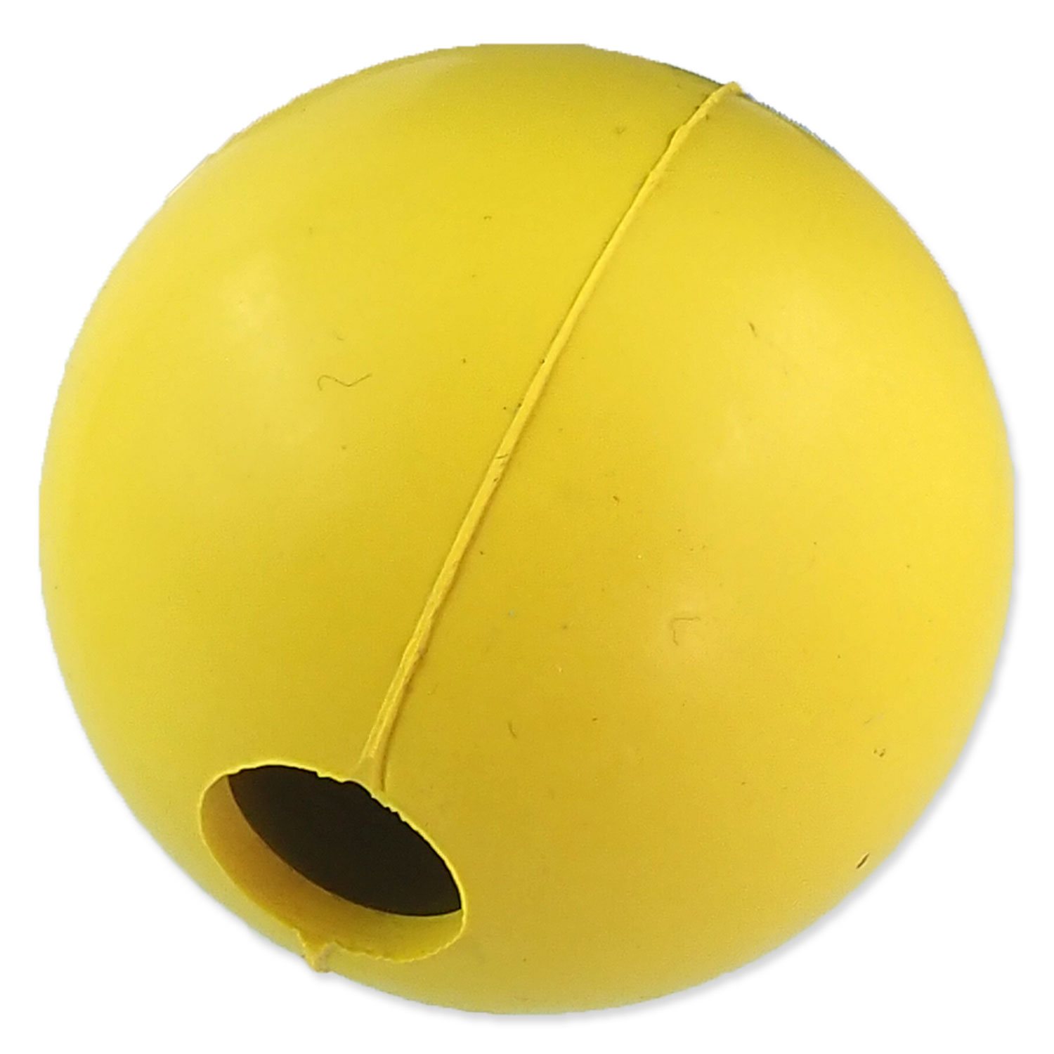 Hračka Dog Fantasy míček gumový s provazem mix barev 5x100cm-KS