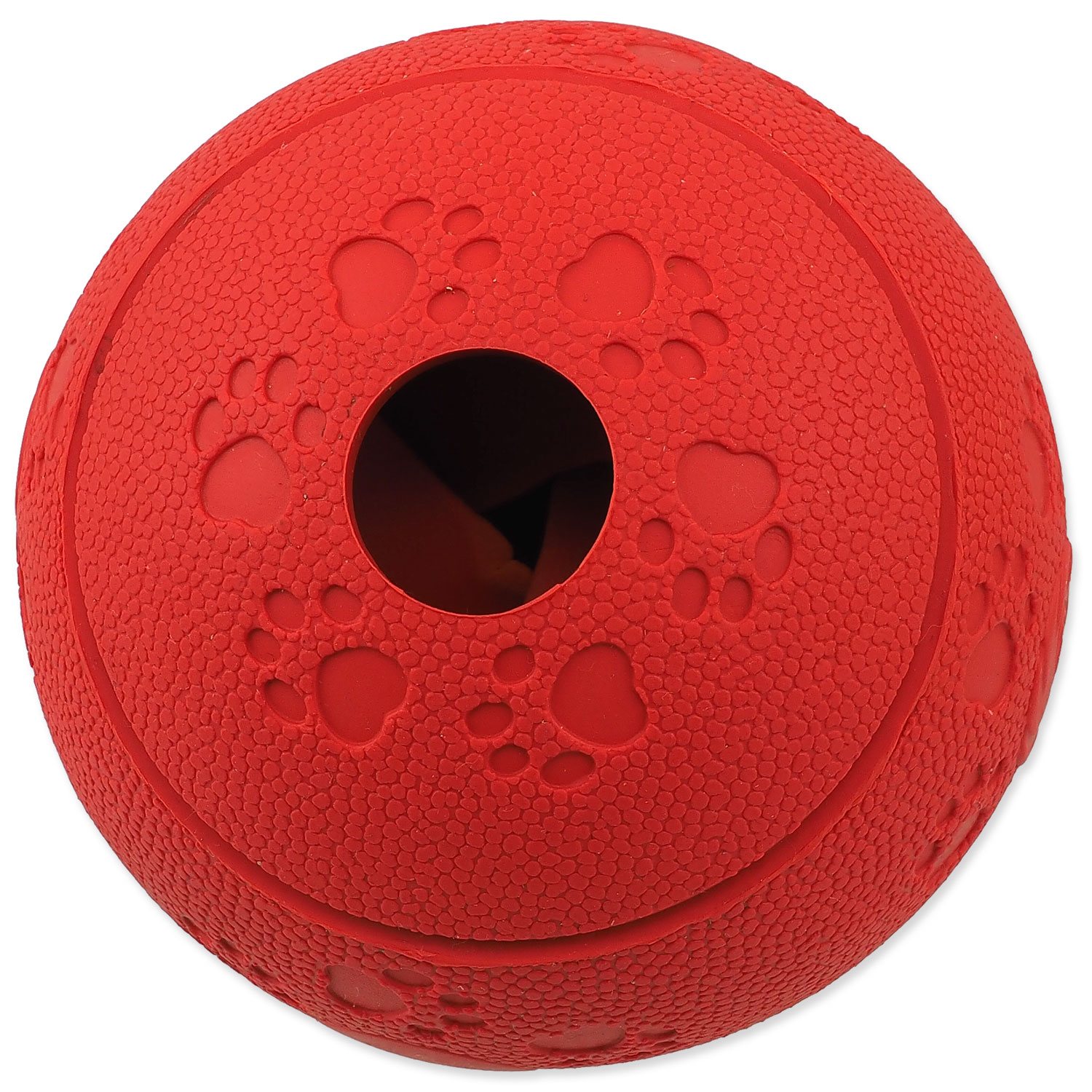 Hračka Dog Fantasy míček na pamlsky červený 8cm-KS