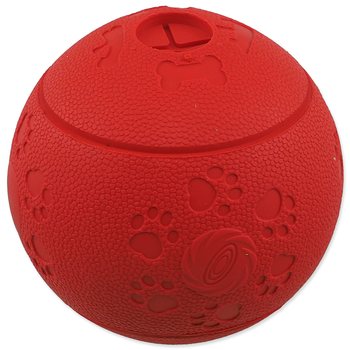 Hračka Dog Fantasy míček na pamlsky červený 11cm-KS