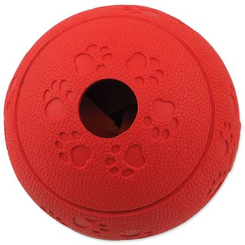 Hračka Dog Fantasy míček na pamlsky červený 11cm-KS