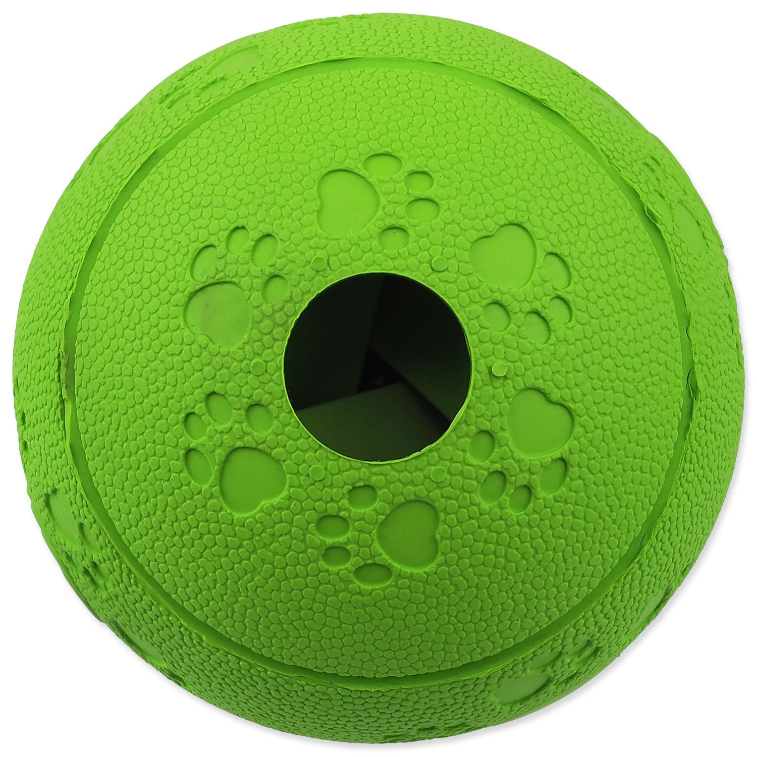 Hračka Dog Fantasy míček na pamlsky zelený 6cm-KS