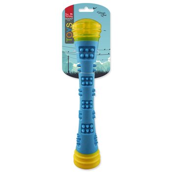 Hračka Dog Fantasy hůlka kouzelná svítící, pískací modro-žlutá 6x6x32cm-KS