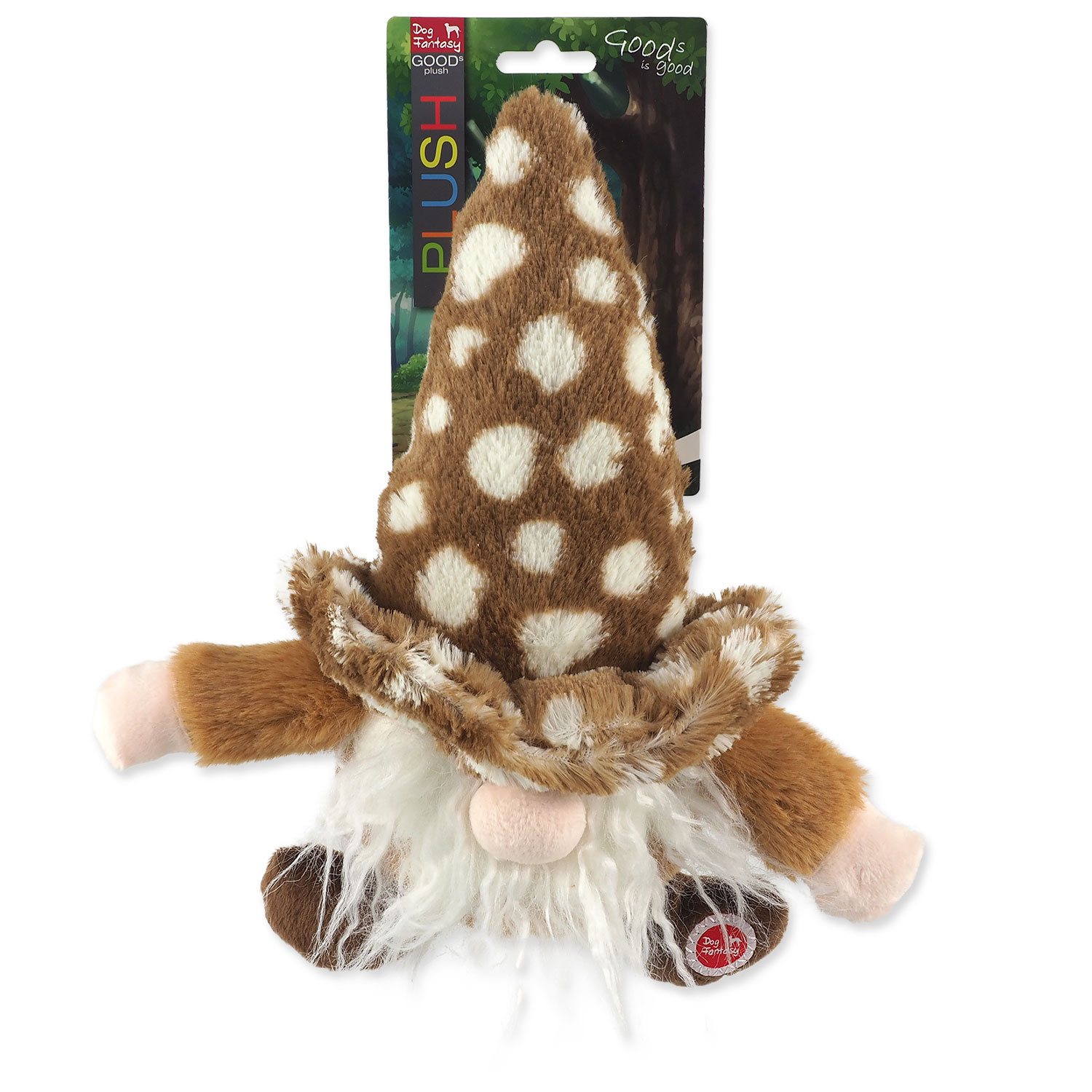 Hračka Dog Fantasy skřítek hnědý 30cm-KS