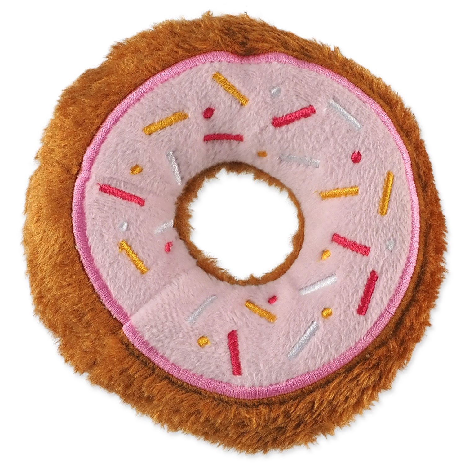 Hračka Dog Fantasy donut růžový 12,5cm-KS