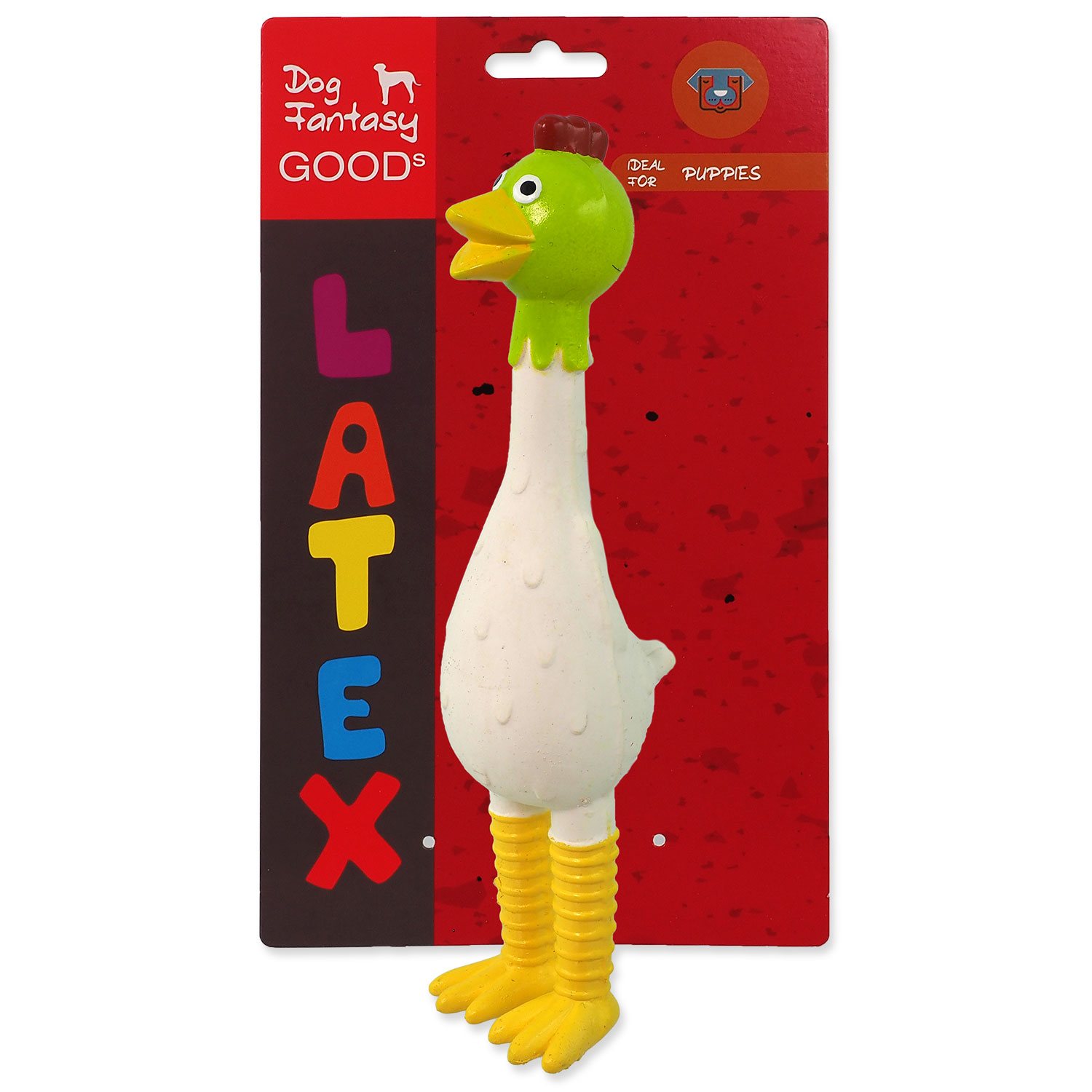 Hračka Dog Fantasy Latex slepice 26cm-KS