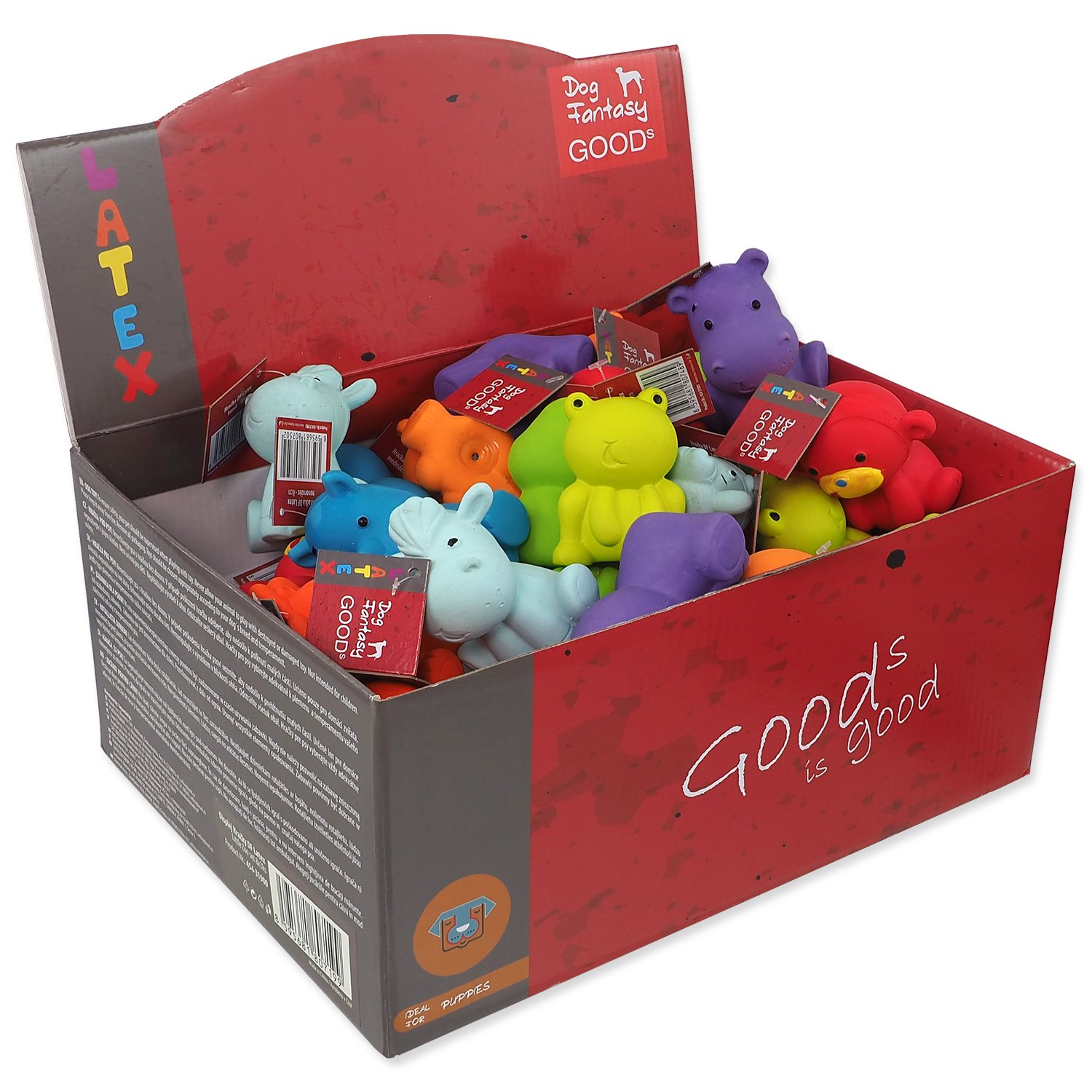 Displej Hračky Dog Fantasy Latex Little Zoo set 32ks-KS