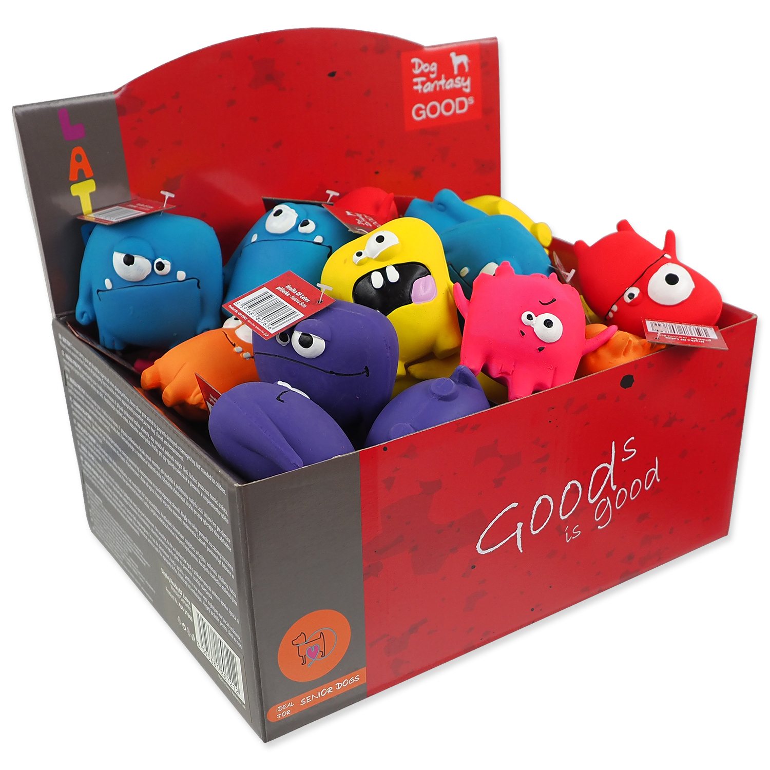 Displej Hračky Dog Fantasy Latex Monster Set 36ks-KS