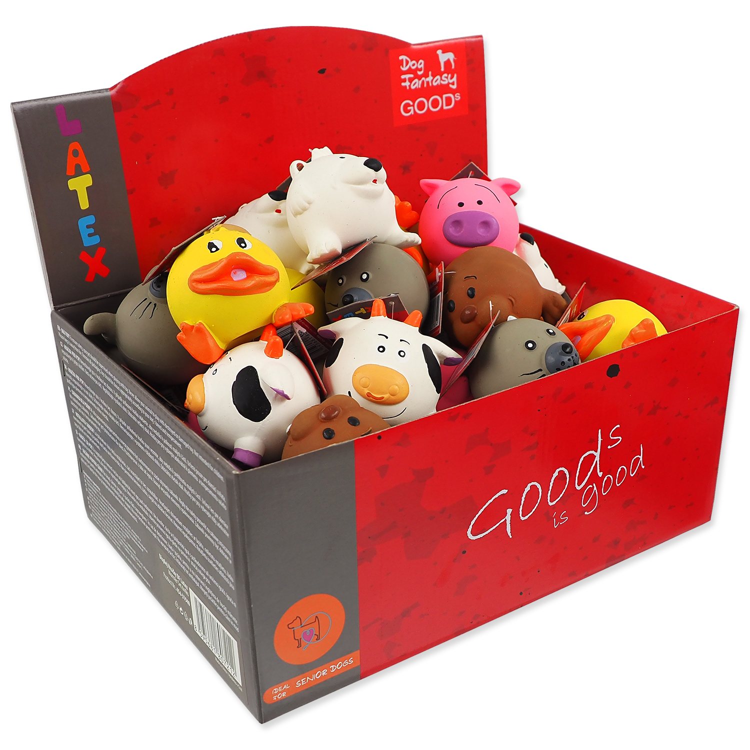 Displej Hračky Dog Fantasy Latex Ball Animals 36ks-KS
