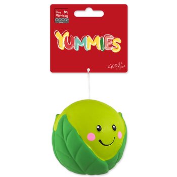 Hračka Dog Fantasy Latex zelenina zelí se zvukem 8cm-KS