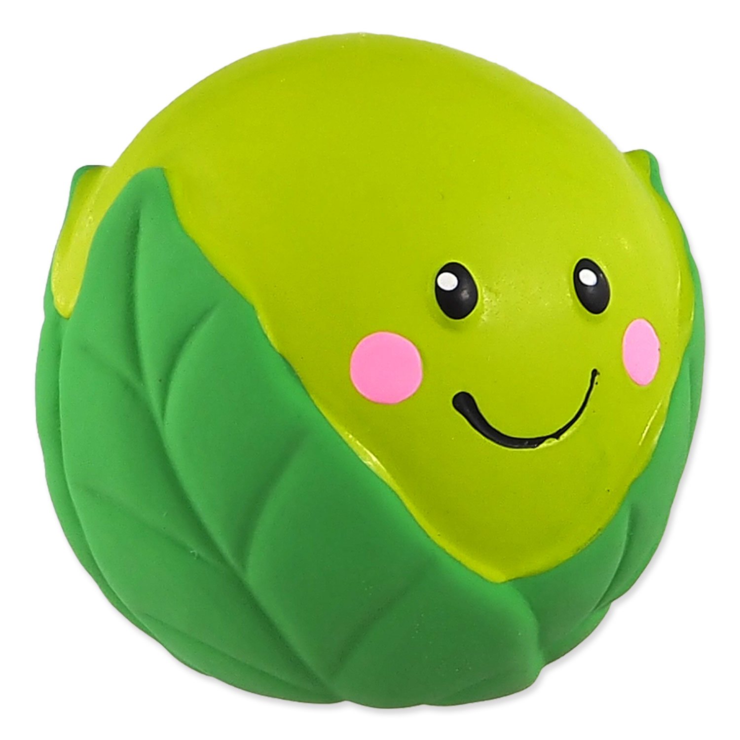 Hračka Dog Fantasy Latex zelenina zelí se zvukem 8cm-KS