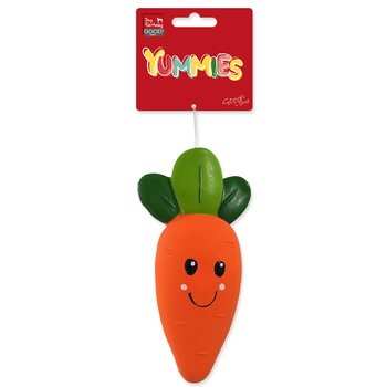 Hračka Dog Fantasy Latex zelenina mrkev se zvukem 18cm-KS