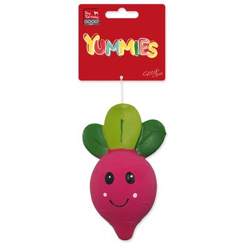 Hračka Dog Fantasy Latex zelenina řepa se zvukem 14cm-KS