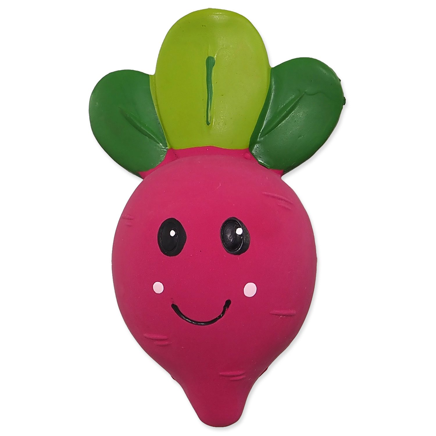 Hračka Dog Fantasy Latex zelenina řepa se zvukem 14cm-KS