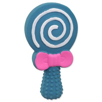 Hračka Dog Fantasy Latex lízátko kolo se zvukem mix barev 13cm-KS