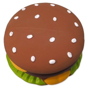 Hračka Dog Fantasy Latex hamburger se zvukem 8cm-KS