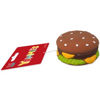 Hračka Dog Fantasy Latex hamburger se zvukem 8cm-KS
