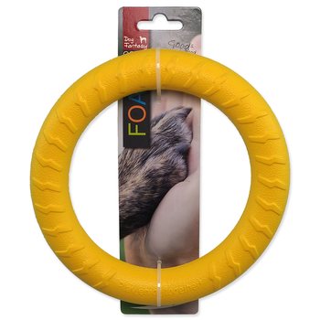 Hračka Dog Fantasy EVA Kruh žlutý 18cm-KS