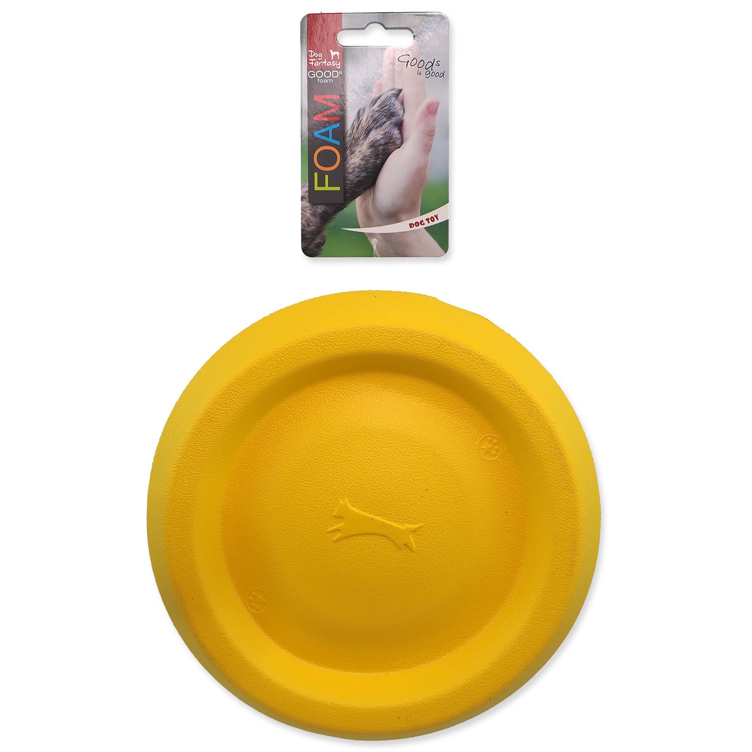 Hračka Dog Fantasy EVA Frisbee žlutý 22cm-KS