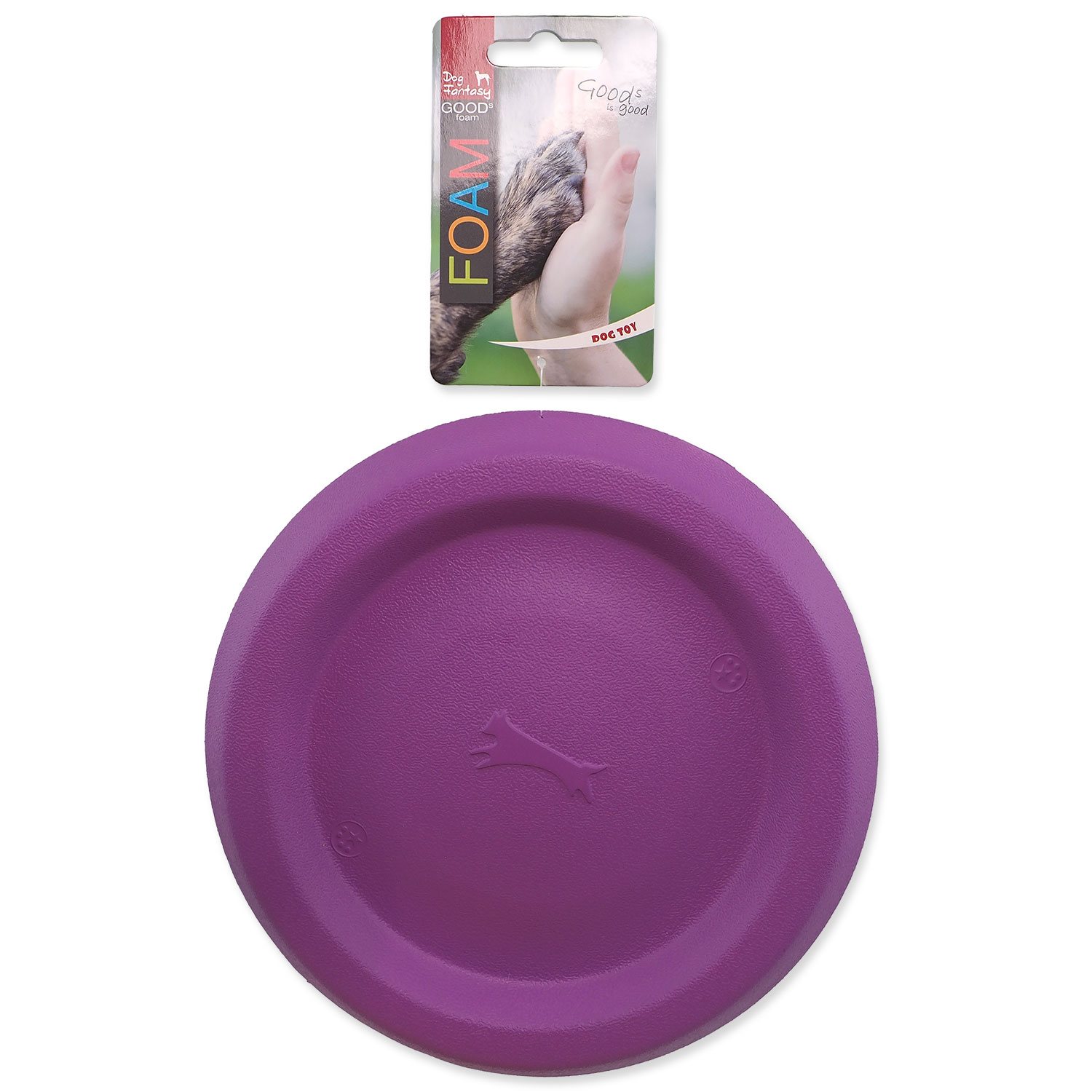 Hračka Dog Fantasy EVA Frisbee fialový 22cm-KS