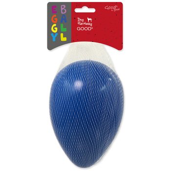 Hračka Dog Fantasy Eggy ball tvar vejce modrá 13x18,5cm-KS