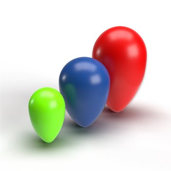 Hračka Dog Fantasy Eggy ball tvar vejce červená 16x26cm-KS