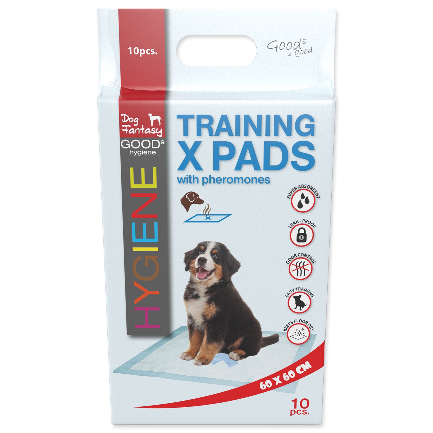 Položka Dog Fantasy tréninková X s dferomony 60x60cm 10ks-KS