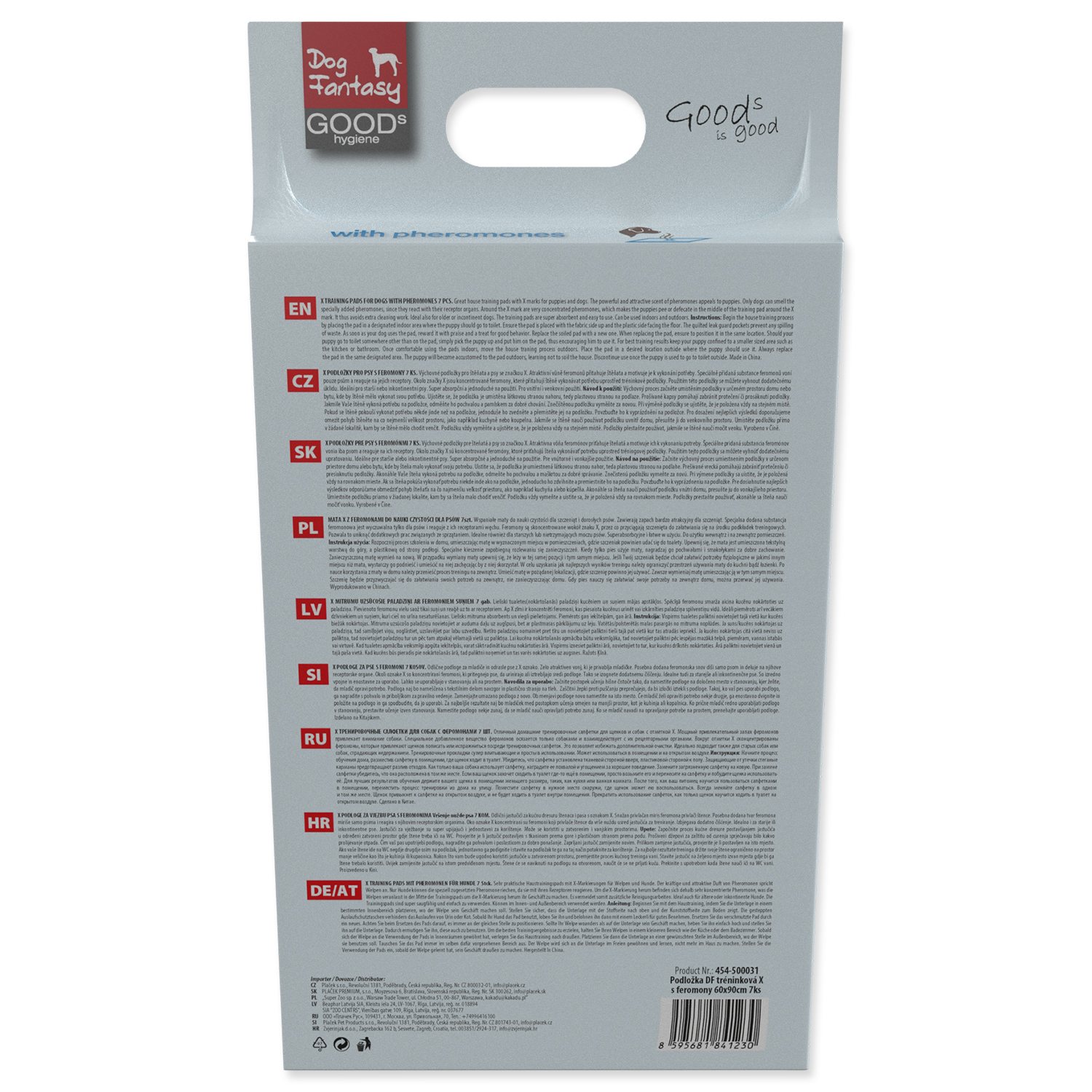 Podložka Dog Fantasy tréninková X s feromony 60x90cm 7ks-KS