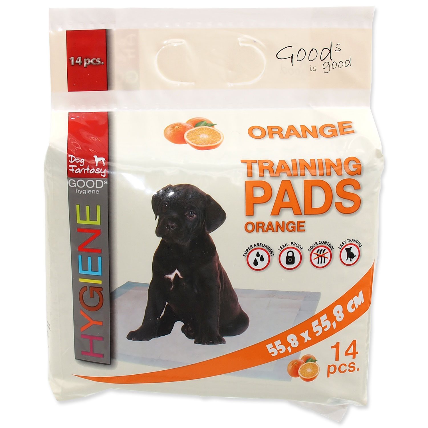 Podložka Dog Fantasy Orange 55,8x55,8cm 14ks-KS