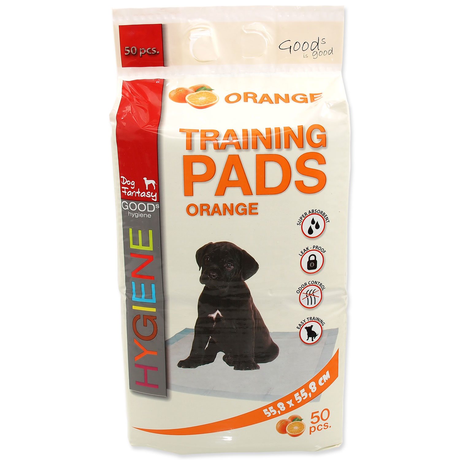 Podložka Dog Fantasy Orange 55,8x55,8cm 50ks-KS