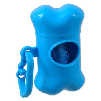 Zásobník Dog Fantasy modrý s 1 rolí po 15ks-KS